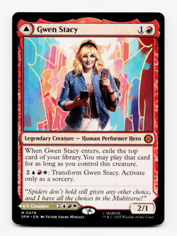Gwen Stacy [Marvel's Spider-Man] MTG Magic NM/M 🔥 *Ships Now!* - Image 1