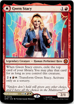Gwen Stacy [Marvel's Spider-Man] MTG Magic NM/M 🔥 *Ships Now!* - Image 3