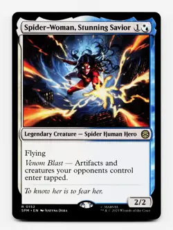 Spider-Woman, Stunning Savior [Marvel's Spider-Man] MTG NM/M 💧💀 *Ships Now!* - Image 1