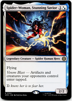 Spider-Woman, Stunning Savior [Marvel's Spider-Man] MTG NM/M 💧💀 *Ships Now!* - Image 3