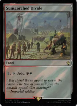 Sunscorched Divide (Surge Foil) R Commander: FINAL FANTASY 433 NM - Image 1