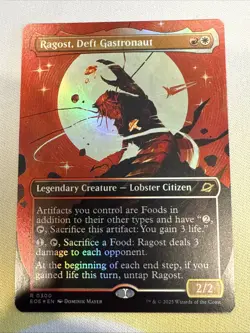 Ragost, Deft Gastronaut (Borderless) Foil #0300 - Edge of Eternities (EOE) - Image 1
