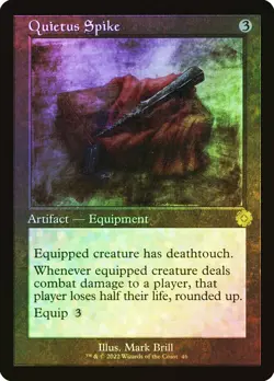 MTG FOIL Quietus Spike 046 Retro Frame - The Brothers' War Retro Artifacts #046 - Image 1