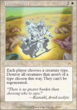 MTG Harsh Mercy, Onslaught, Heavily Played, English - Image 1