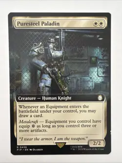 Puresteel Paladin (Extended Art) Universes Beyond: Fallout Regular - Image 1