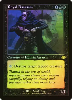 MTG FOIL Royal Assassin Retro Frame - Dominaria Remastered #310 - Image 1