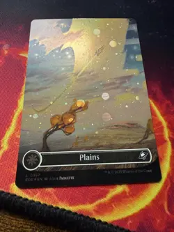 Plains Borderless Galaxy Foil - EOE 0367 - NM - MTG Magic - Image 1