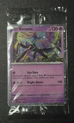 Pokemon Mega Evolution 2025 - Xerneas 2025 Bestbuy Stamped Promo | On Hand! - Image 1