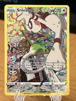 Smeargle - TG10/TG30 Ultra Rare Silver Tempest NM Pokemon TCG - Image 1