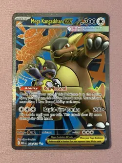 Pokemon TCG Mega Evolution Mega Khangaskan ex 164/132 Full Art Near Mint - Image 1