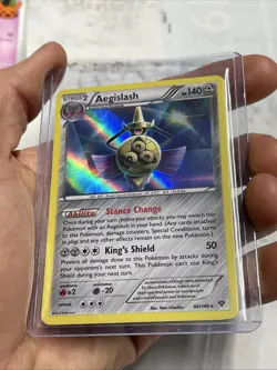Aegislash - 86/146 - Holo Rare LP, English Pokemon XY Base Set Nintendo 2014 TCG - Image 2