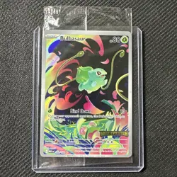 Pokemon Bulbasaur Sealed Stamped Promo 133/132 Mega Evolution (Box Topper) - Image 1