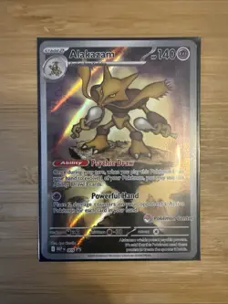 NEW Alakazam 009 Mega Evolution Pokemon Center Stamped Promo NM - Image 3
