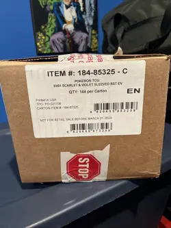 Pokemon TCG Scarlet & Violet Sleeved 144 Booster Packs Factory Sealed Case WPW23 - Image 1