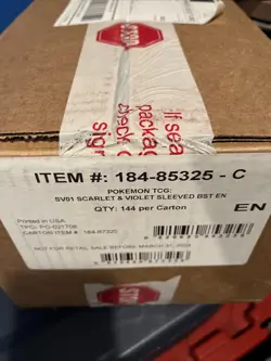 Pokemon TCG Scarlet & Violet Sleeved 144 Booster Packs Factory Sealed Case WPW23 - Image 2