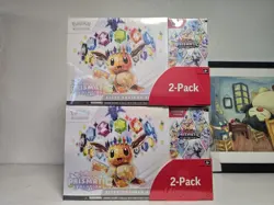 Pokemon Prismatic Evolutions ETB & Booster Bundle Costco 2-Pack X2 Sealed - Image 1