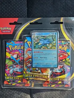 Pokemon TCG Mega Evolution 3 Pack Blister - Golduck - Image 1