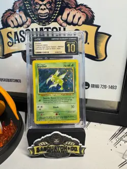 Pokemon TCG: CGC Pristine 10 (2023) Scyther 006/034 Classic Holo - Image 1