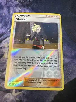 Pokemon TCG Gladion 95/111 Sm-Crimson Invasion Reverse Holo - Image 1