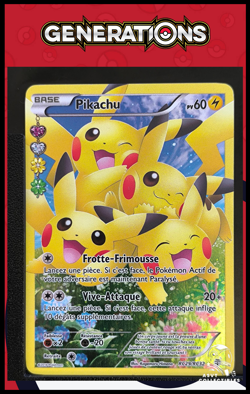 Carte Pokemon Pikachu RC29/RC32 XY Generations FR 20 ans POKEMON - Image 1