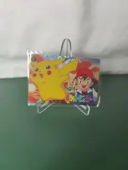 Pokemon Pocket Monsters Vending Prism Sticker 220 Ice Cube Pattern Pikachu Ash - Image 2