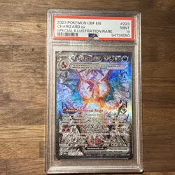 2023 Charizard EX Pokemon Obsidian Flame 223/197 Special Illustration Rare PSA 9 - Image 1