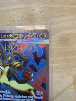 Pokemon TCG Mega Lucario EX 160/132 Ultra Rare Holo NM Mega Evolutions Full Art - Image 3