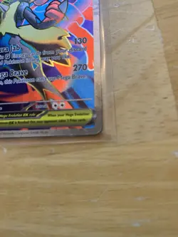 Pokemon TCG Mega Lucario EX 160/132 Ultra Rare Holo NM Mega Evolutions Full Art - Image 4