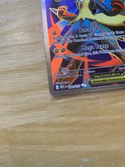 Pokemon TCG Mega Lucario EX 160/132 Ultra Rare Holo NM Mega Evolutions Full Art - Image 5