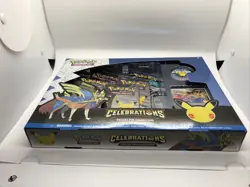 Pokemon TCG Celebrations Deluxe Pin Collection Box Zacian Lv X Pikachu Sealed 820650809422 - Image 1