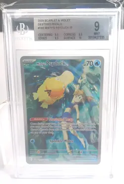 2025 POKEMON DRI EN-DESTINED RIVALS ILLUSTRATION RARE #193 MISTY'S PSYDUCK BGS - Image 1