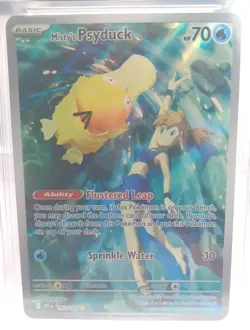 2025 POKEMON DRI EN-DESTINED RIVALS ILLUSTRATION RARE #193 MISTY'S PSYDUCK BGS - Image 2