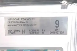 2025 POKEMON DRI EN-DESTINED RIVALS ILLUSTRATION RARE #193 MISTY'S PSYDUCK BGS - Image 3