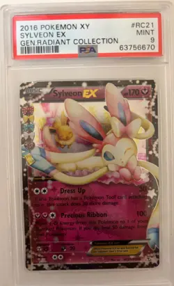 PSA 9 Sylveon EX RC21RC32 Generations Radiant Collection 2016 Pokemon Card - Image 1