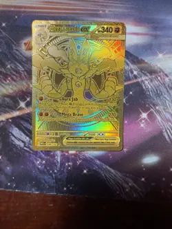 Mega Lucario EX 188/132 Hyper Rare Mega Evolutions NM Pack Fresh Gold Card - Image 1