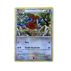 Doduo 45/90 HeartGold SoulSilver Pokemon Card Common TCG MP/LP - Image 1
