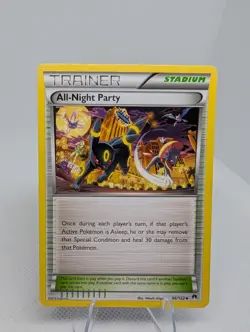 All-Night Party 96/122 XY Breakpoint Non Holo Pokemon TCG Card - NM - Image 1
