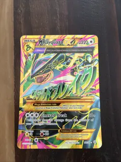 Pokemon MRayquaza Mega EX JUMBO/Oversized Card - Full Art Ancient Orgins 98/98 - Image 1