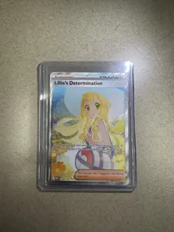 Lillie’s Determination Pokemon Card SIR 184/132 Mega Evolutions English - Image 1