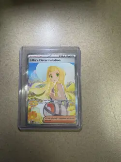 Lillie’s Determination Pokemon Card SIR 184/132 Mega Evolutions English - Image 2