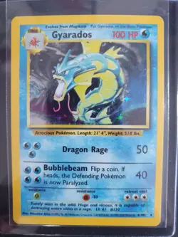 Gyarados 6/102 Holo - Base Set 1 - Pokemon Card - Excellent Condition - Image 1