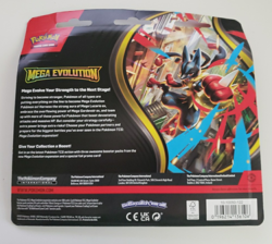 2025 Pokemon Mega Evolution 3 Pack Blister with Golduck Promo Card NEW RELEASE - Image 4