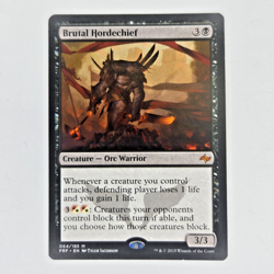 MTG Brutal Hordechief (Fate Reforged) 064/185 MYTHIC RARE (NEAR MINT) - Image 1