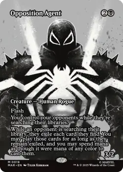 MTG Opposition Agent 19 Mythic Borderless Marvel Universe Spider-Man - Image 1