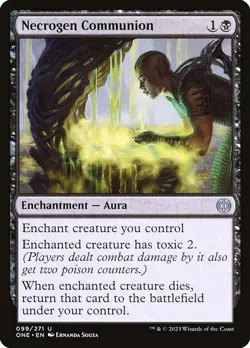 Necrogen Communion 1x MtG Phyrexia: All Will Be One SP/NM - Image 1