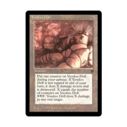 WOTC MtG Legends Voodoo Doll (R) EX - Image 1