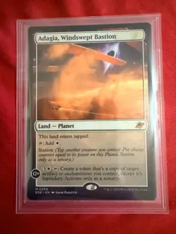 Adagia, Windswept Bastion - Edge of Eternities EOE MTG - Mythic Land - Image 1
