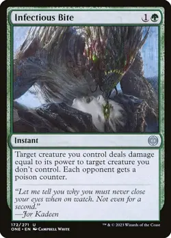 Infectious Bite 1x MtG Phyrexia: All Will Be One SP/NM - Image 1
