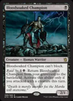 Bloodsoaked Champion - Medium Play MTG Khans of Tarkir - Image 1