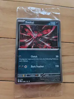 Sealed Yveltal 088/132 Reverse Holo Mega Evolution Pokemon EB GAMES PROMO EN - Image 1